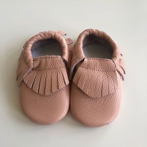 3/$25. Baby girl moccasins, 12-18 months, size 4